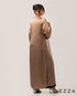 Ankle-Length Crush Satin & Polyester Three-Piece Set 61953